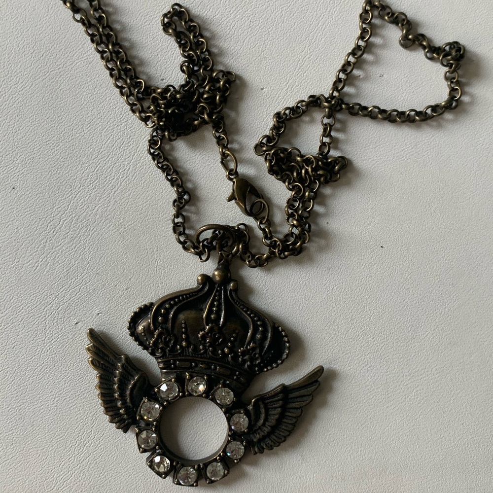 Necklace Crown with crystals